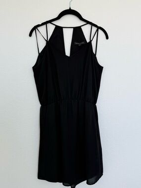 Banana Republic Black Strappy Mini Dress